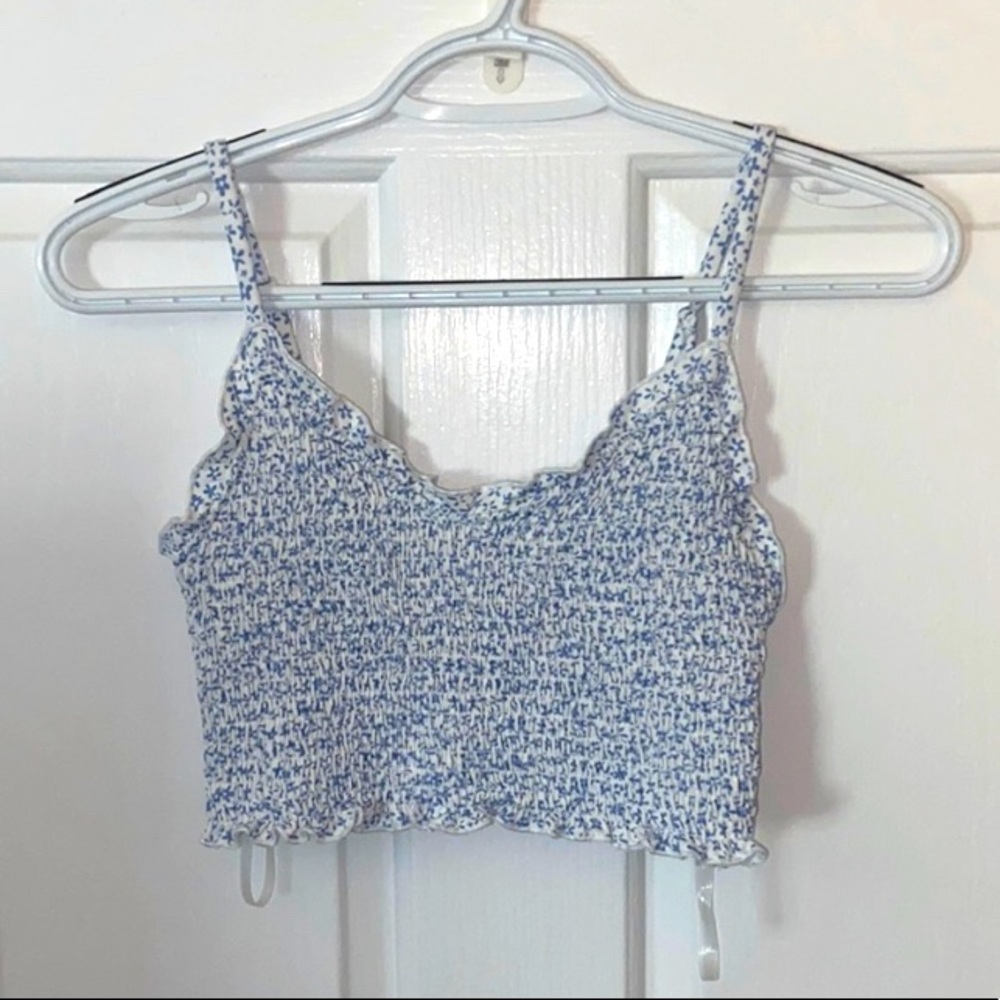 Floral Crop Tank